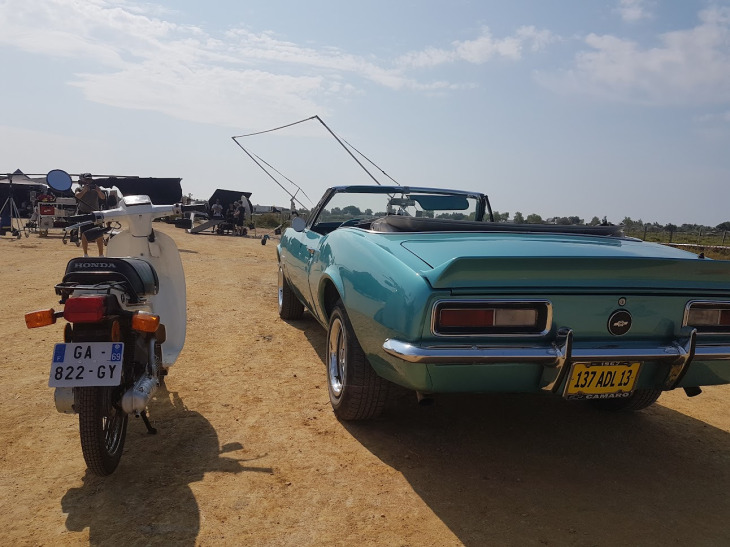 Location scooter vintage