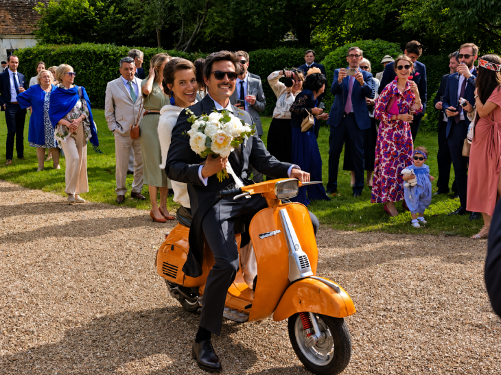 Location Vespa mariage